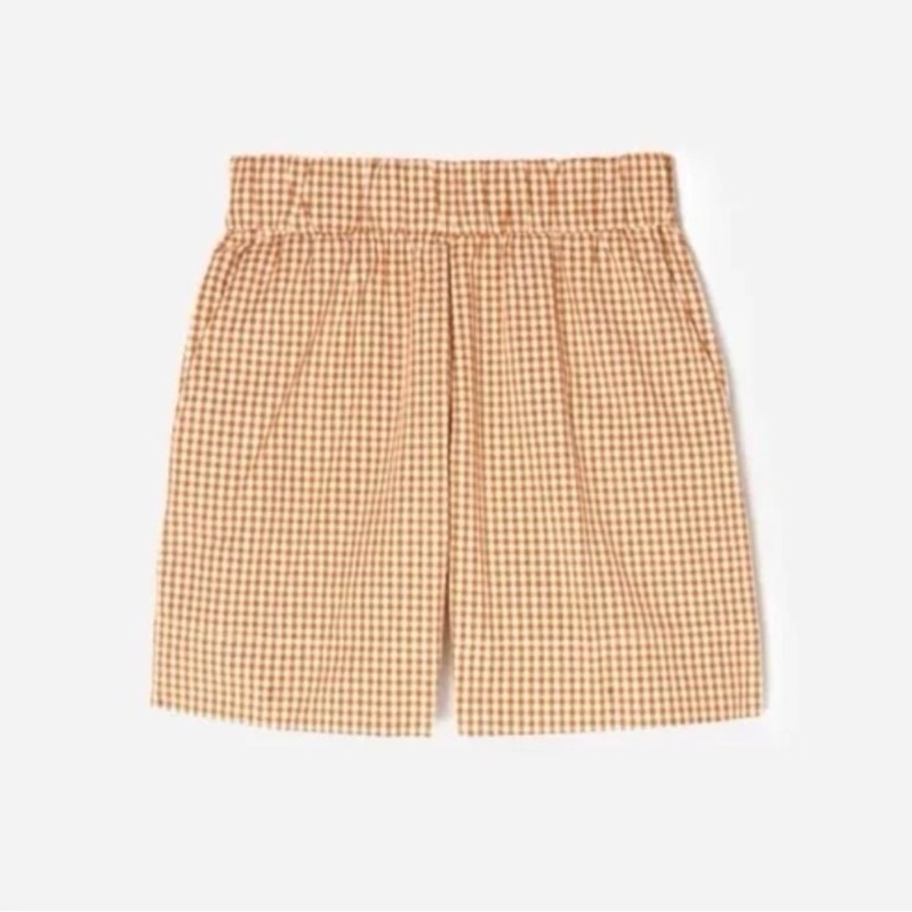 Everlane Easy Short in Bronze Gingham